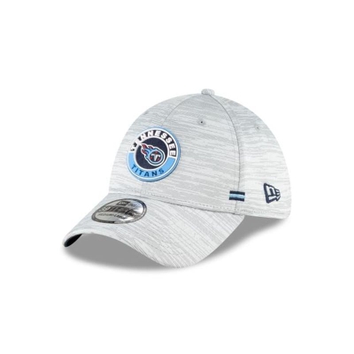 Tennessee Titans Gorra | New Era Official NFL Fall Sideline 39thirty Stretch Fit Cap Mexico - Grises